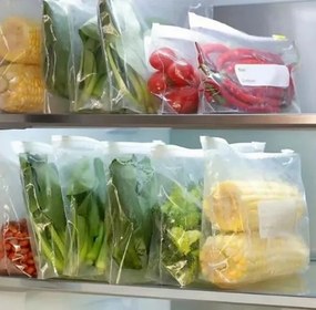 Uzatvárateľné vrecká na potraviny 1200 ml - 15 ks