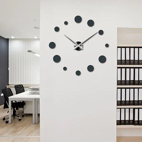 SENTOP | Veľké nástenné nalepovacie hodiny DIY I SENTOP 12S044S HEU- analógové
