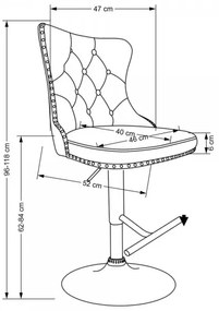 Barová stolička Brecken