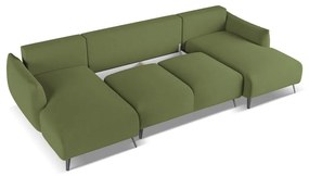 Zelená rohová pohovka Malie – Makamii