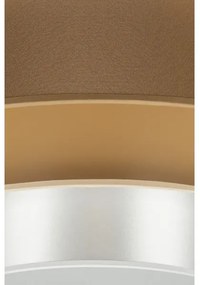 Duolla - LED Stropné svietidlo LUNETA LED/26W/230V pr. 60 cm 4000K hnedá/zlatá