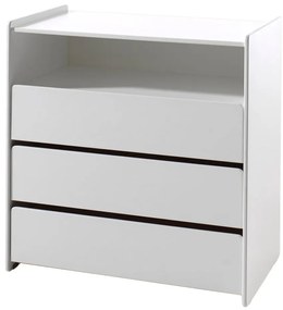Biela detská komoda Vipack Kiddy