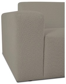 Svetlohnedá rohová pohovka z textílie buklé (pravý roh) Roxy – Scandic