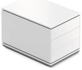 Kontajner Creator 90,4 x 53,6 cm, 2-modulový - ľavý, antracit / biela