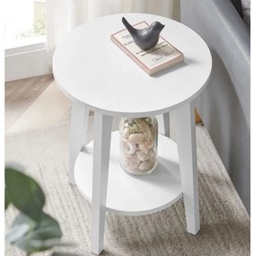 Odkladací stolík KAEL biela