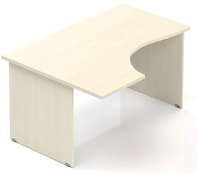 Ergonomický stôl Visio 140 x 100 cm, ľavý, javor