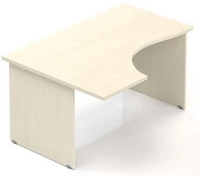 Ergonomický stôl Visio 140 x 100 cm, ľavý, javor