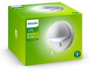 Philips - Vonkajšie nástenné svietidlo so senzorom JUNE 1xE27/12W/230V IP44