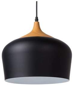 Čierna stropná lampa ANGARA Beliani