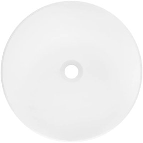 Mexen Leta, voľnestojace umývadlo z konglomerátu 45x45x83 cm, biela matná, 26574500