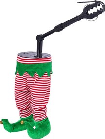 X-MAS Ozdoba nohy v strome elf 35 cm