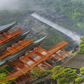 Obraz - Vodopád Nači (90x60 cm)
