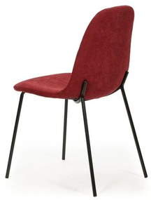 Červené jedálenské stoličky v súprave 4 ks Renne – Marckeric