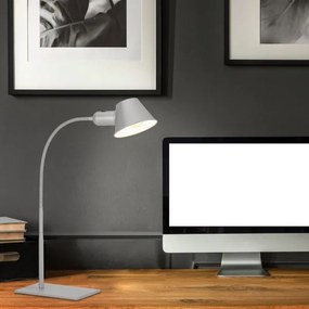 Brilo - Stolová lampa 1xE27/10W/230V matný chróm