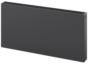 Mexen, Mexen Flat CF22 panelový radiátor 600 x 800 mm, bočné pripojenie, 1266 W, antracit - W422F-060-080-66
