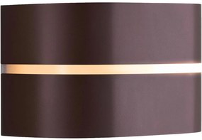 Nordlux - Vonkajšie nástenné svietidlo SIBELIS 1xE27/10W/230V IP44 hnedá