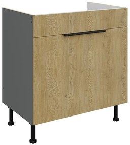 Kuchynská skrinka Cremona Ant 80zl 1s Bb