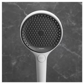 Hansgrohe Rainfinity, ručná sprchová hlavica 130 3-funkčná, biela matná, HAN-26864700