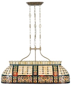 Luster do kuchyne stropná Tiffany lampa  115*34*141