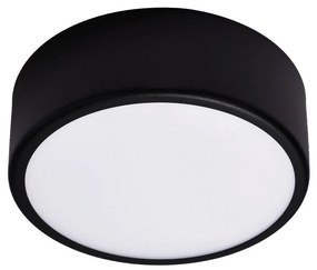 TEMAR Prisadené nástenné / stropné osvetlenie CLEO, 1xE27, 60W, 20cm, okrúhle, čierne
