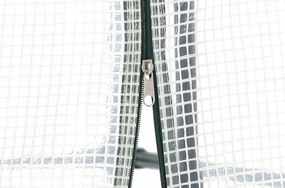 GARDEN LINE Záhradný fóliovník biely 200x77x168/146 cm GardenLine TUN0766
