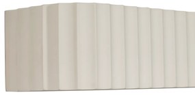 Škandinávske nástenné svietidlo béžové obdĺžnikové 2-svetlá - Plaster