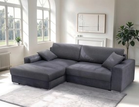 XXXLutz ROHOVÁ SEDAČKA, textil, antracitová MID.YOU - Sedačky - 000694008105