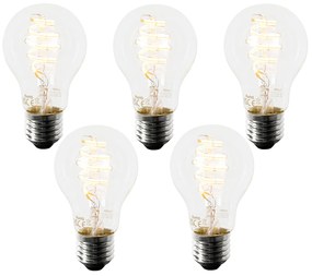 Sada 5 inteligentných LED žiaroviek E27 A60 4,9 W 380 lm 2700 K
