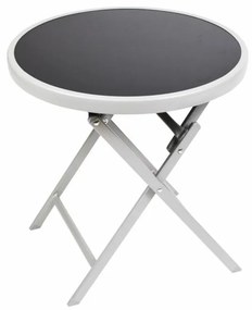 Garthen záhradný skladací stolík D104150 čierny tónovaný