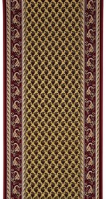 Protišmykový behúň na mieru Inca 30, šíre 100 cm, červená, chodba / predsieň, Associated Weavers