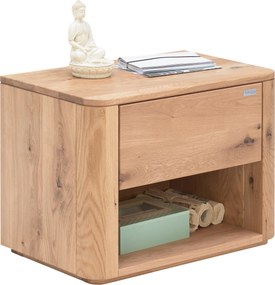 XXXLutz NOČNÝ STOLÍK, divoký dub, farba duba, 60/45/38 cm Valnatura - Spálňové sety - 002054000203