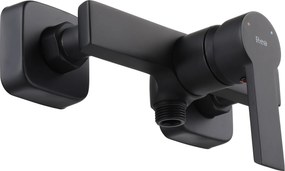 Rea Argus, sprchová batéria s ručnou bodovou sprchovou súpravou, čierna matná, REA-B6406