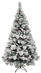 Umelá borovica zasnežená, v rôznych veľkostiach, 120 cm