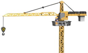 Lean Toys Stavebný žeriav 95cm - žltý