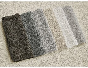 Béžová podnožka z textílie buklé Leonore – Bobochic Paris