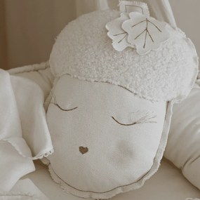 Závesná dekorácia dubový orech vanilka 23x29x10cm