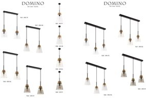 Jupiter 1547 - DM 3 BU - Závesné svietidlo DOMINO 3xE27/60W