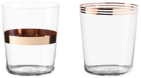 Poháre Tumbler 440 ml, set 12 ks - 21st Century Glas Lunasol META Glass - W0081