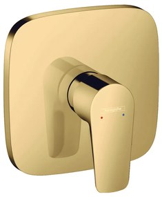 Hansgrohe Talis E - Páková sprchová batéria pod omietku, leštený vzhľad zlata 71765990