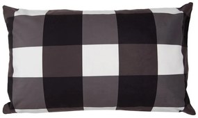 Biela obliečka na vankúš so stromčekmi Black&White X-Mas - 30*50 cm