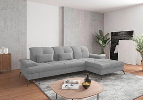 XXXLutz ROHOVÁ SEDAČKA, textil, sivá Sit & More - Sedačky - 000144009021