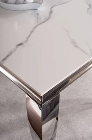 Luxusný konferenčný stolík PRINCE A CERAMIC CALACATTA