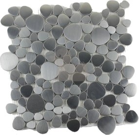 Mozaika nerez.oblázky set 30/30 MOSNRZ