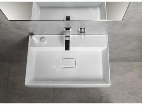 Sapho - Závesné umývadlo GODIVA 68x44 cm mramor/biela