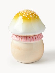 Ručne maľovaná úložná dóza z dolomitu Magic Mushroom