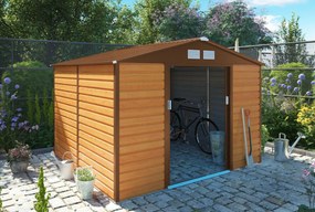 Záhradný domček 277 x 255 cm, hnedý