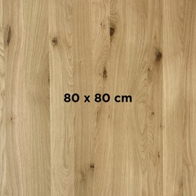 DUBLINO OAK PREMIUM 40 MM - MASÍVNA STOLOVÁ DOSKA 80 x 80 cm