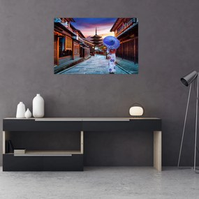 Obraz - Ázijská žena (90x60 cm)
