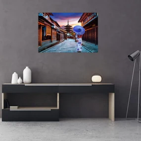 Obraz - Ázijská žena (90x60 cm)