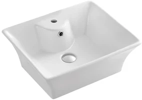 Aqualine Aqualine, Umývadlo 49,5x41,5x19,5 cm, biela, 49411